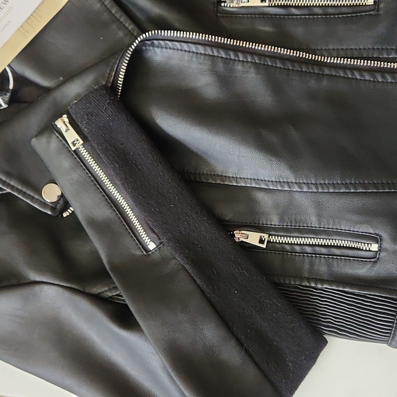 Faux leather jacket - Picture 2 of 3